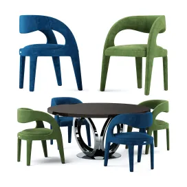 Table chairs fendi casa berenice chair